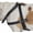 Black, variant on High Quality Leather Dog Pulling Walking Harness . 33"-37" Chest, 1" Wide Straps. Pitt Bull, Rottweiler