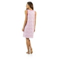 thumbnail image 4 of Casual Nights Women's Poly Cotton Sleeveless Nightgown Chemise, 4 of 5