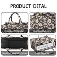 thumbnail image 4 of Large Capacity Tote Bag,Pioneer Flower Floral Print Pattern Handbag Fashion Luxury Tote Bag,15.7"x13"x 5.1" Inches,Laptop Compatible, 4 of 6