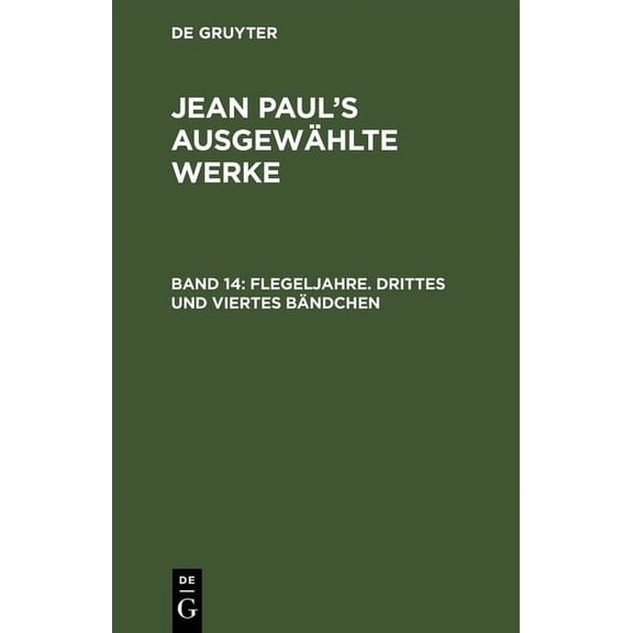Flegeljahre. Drittes und viertes BÃ¤ndchen, (Hardcover)
