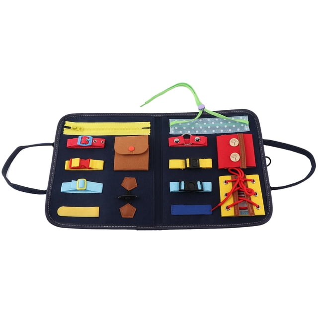 Vestir Juguetes De Aprendizaje, Tablero De Actividades Estable Para Niños Pequeños Diseño Confiable De Bordes Redondeados Para Aprender Habilidades De Vestir Para Desarrollar La