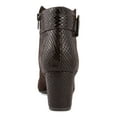thumbnail image 2 of KAREN SCOTT Womens Brown Buckle Accent Comfort Ivyy Almond Toe Block Heel Zip-Up Booties 5 M, 2 of 4