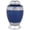 Ocean Blue & Pewter, variant on Aluminum Handcrafted Urn - Elegant Keepsake Holder for Adult Human Ashes (Blue)