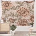 thumbnail image 1 of Tapiz floral vintage para colgar en la pared con rosas, 150 cm x 130 cm, 1 of 1