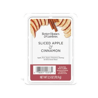 Sliced Apple Cinnamon Scented Wax Melts, Better Homes & Gardens, 2.5 oz  (5-Pack)