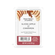 Sliced Apple Cinnamon Scented Wax Melts, Better Homes & Gardens, 2.5 oz (1-Pack)