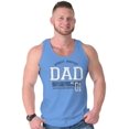 thumbnail image 6 of Fathers Day World's Greatest Dad No 1 Tank Top Sleeveless Tee Men Brisco Brands 2X, 6 of 7