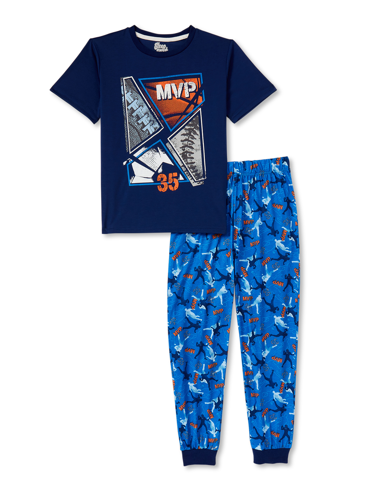 Sleep On It Sleep On It Boys' Pajamas, 2Piece Sleep Set, Sizes 614