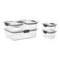 thumbnail image 1 of Recipientes Rubbermaid Brilliance para almacenar alimentos, juego de 10, 1 of 5