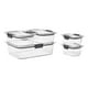 thumbnail image 1 of Recipientes Rubbermaid Brilliance para almacenar alimentos, juego de 10, 1 of 5