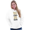thumbnail image 4 of Walk With Jesus Christ Run Religious Hoodie Sweatshirt Women Men Brisco Brands S, 4 of 6