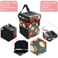 thumbnail image 2 of Baseball Foldable Car Trash Can with Lid, Leak-proof Hanging Storage Bag - Car Garbage Can, Trash Can for Car, Car Trash Bin, 2 of 6