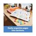 thumbnail image 3 of 2PK Post-it 1" Wide Tabs with Dispenser, Aqua, Lime, Red, Yellow, 88/Pack (70005179232), 3 of 4