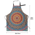 thumbnail image 6 of Goofa Mandala Printed Waterproof Apron 33" Chef Aprons for Men Heavy Duty Chemical Work Apron Adjustable Bib Apron, 6 of 9