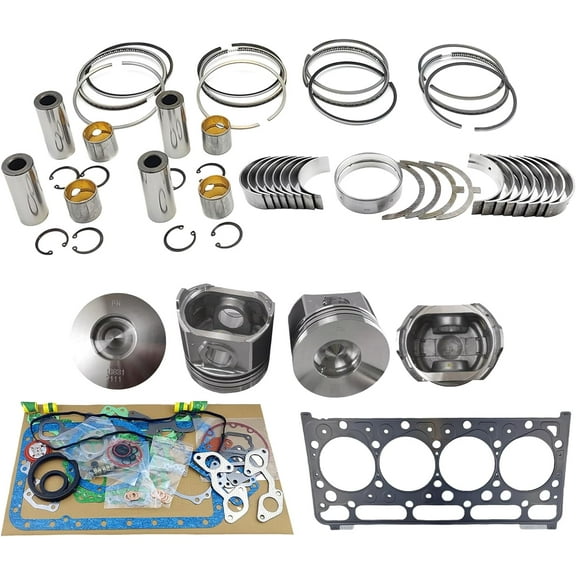V2403 Engine Overhaul Rebuild Kit (No cylinder liner and valve) Combustion Chamber 42mm For Kubota V2403 V2403T V2403M V2403MDI V2403DI Engine KX161-3 Excavator For Bobcat S150 1G831-21110