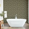thumbnail image 4 of Ambesonne, Daisy Peel & Stick Wallpaper for Home, Retro Garden Bloom Chamomile, 13"x72", Sage Green Eggshell and Taupe, 4 of 5