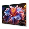 thumbnail image 2 of Designart "Glowing Iris in Flowers" Floral Metal Wall Art Prints, 2 of 5