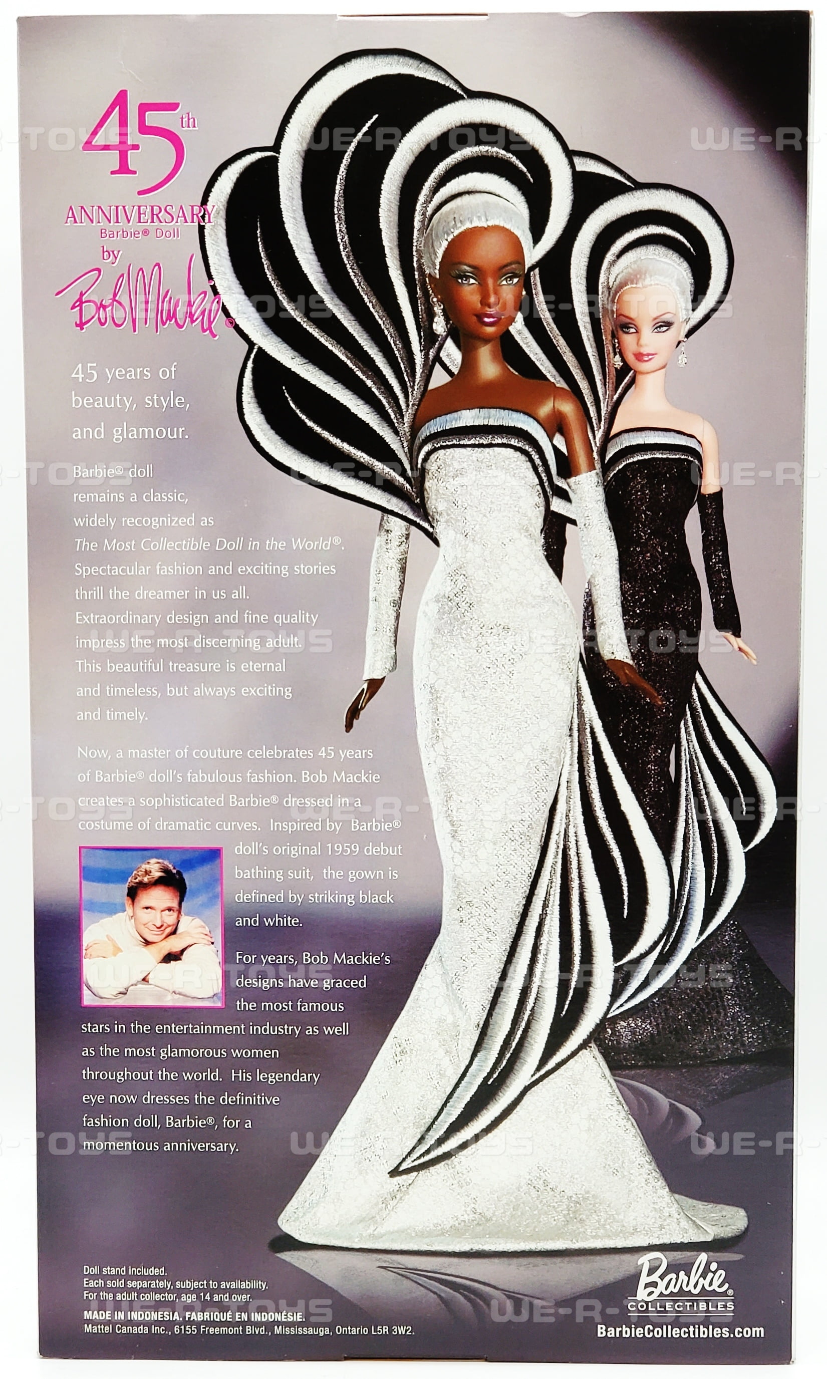 45th Anniversary Barbie★ 45th Anniversary Barbie Doll by Bob Mackie - Walmart.com