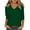 Army Green, variant on Besolor Women's 3/4 Length Sleeve Shirts Casual V Neck Basic Tee Topscasual Solid Color Dressy Blouses