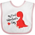 thumbnail image 3 of Inktastic My First Valentine's Day Boys or Girls Baby Bib, 3 of 4
