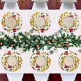 thumbnail image 7 of Ryvnso Christmas Bells Round Plate Mats Dining Table Placemat 1 Piece for Holiday Decoration, 7 of 7