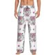thumbnail image 1 of Fotbe Cartoon Poodle Dog Pantalones de Pijama para Hombre, Pantalones de Dormir, Pantalones de Casa con Cintura Ajustable y Bolsillos-XX-Large, 1 of 6