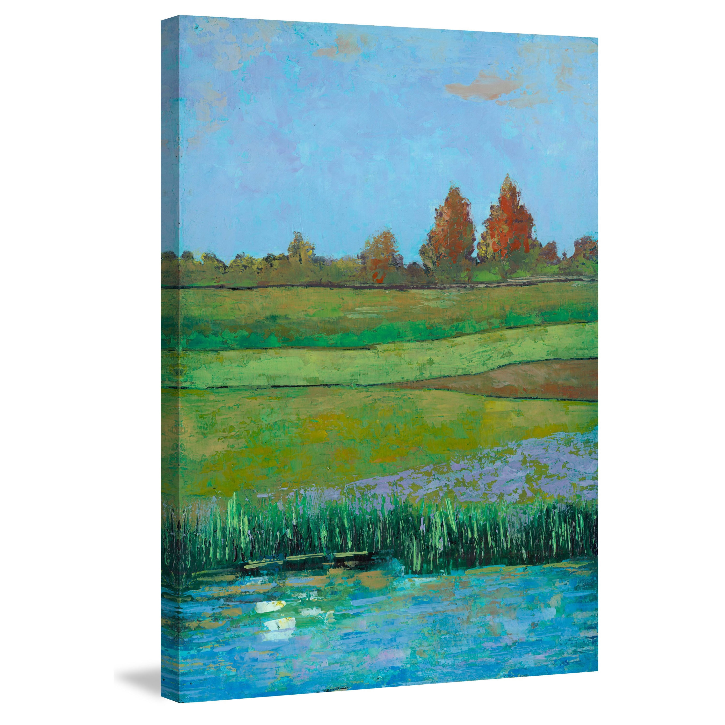 Marmont Hill "Impressionist Meadow II" Painting Print on Wrapped Canvas