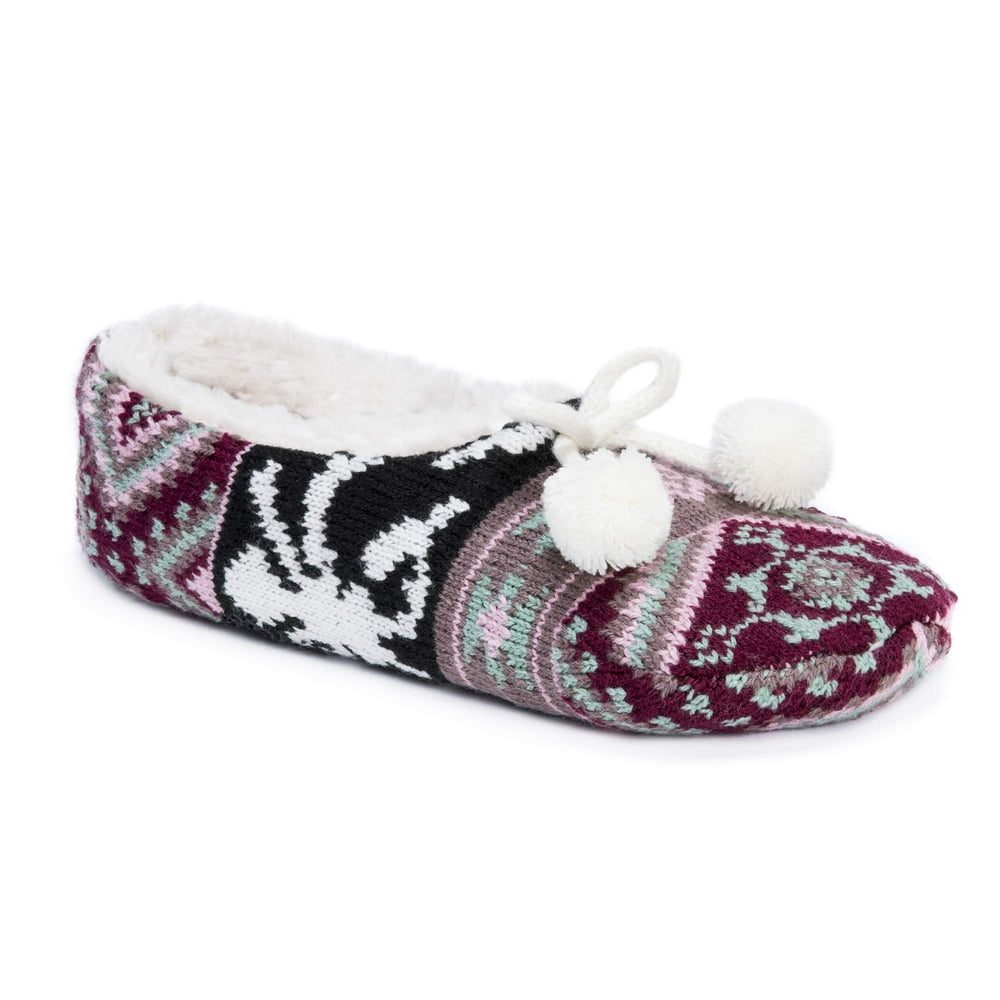 muk luks ballerina slippers
