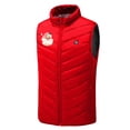 thumbnail image 5 of Penkiiy Heated Vest,Heating Vest Rechargeable,Warming Heated Jacket with 3 Heating Levels Unisex Battery Not Included Heated Vest Red, 5 of 5