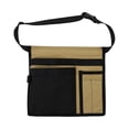 thumbnail image 1 of Bolsa para herramientas de jardinería, cinturón de trabajo con múltiples bolsillos, organizador de riñonera ajustable Caqui, 1 of 8