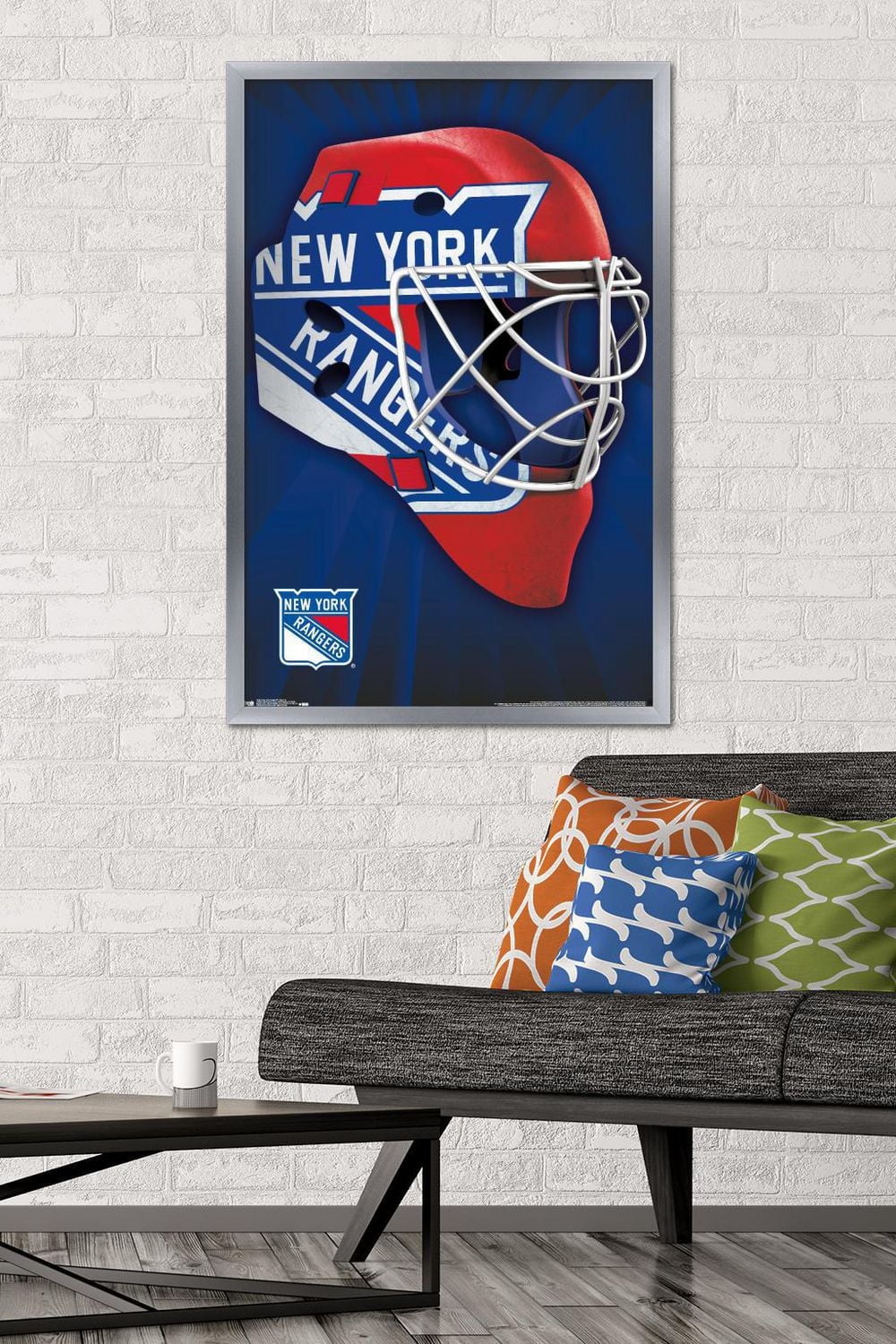 NHL New York Rangers - Mask 16 Wall Poster, 22.375" x 34"
