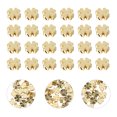 thumbnail image 3 of 60pcs Smooth-surface Clover Beads DIY Necklace Bracelet Spacer (Golden), 3 of 6