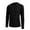 Black, variant on HICBEKETEA Half Turtleneck Long Sleeve Pullover Men Solid Color Round Neck Undershirt Stretch Slim Fit Sweaters
