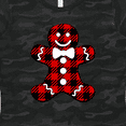 thumbnail image 4 of Inktastic Buffalo Plaid Gingerbread Man Women's T-Shirt, 4 of 5