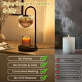 thumbnail image 6 of Candle Warmer Lamp with Timer, Highland Cow Farmhouse Cow Country Sunflower Decor Non-slip Wireless Remote Control Wax Melts Warmer with 4 Bulbs for Home Office Dorm, Birthday Gifts for Women, 6 of 7