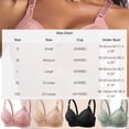 thumbnail image 4 of Asxite Women Print Thin Breathable Comfortable Wireless Tank Style Everyday Bra Green XL, 4 of 5