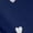 Dark blue, variant on Pajama Set Women Heart Print Lettuce Trim Slip Nightdress Satin Underwear Lace Nightdress Summer Pajamas for Women