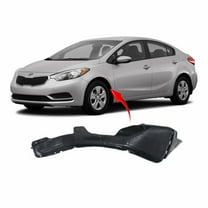 DCP Front Left Driver Side Fender Liner For 2014-2016 Kia Forte KI1248122