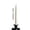 White, variant on SLYNSHome Twisted Unscented Taper Candles, Dripless Spiral Long Candlesticks,Black Decorative Embossed Table Candles For Holiday Dinner Mantel Indoor Home Decor