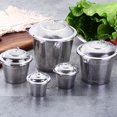 thumbnail image 2 of Stainless Steel Mesh Seasoning Ball Tea Strainer with Lid and Extended Chain, 2 of 9