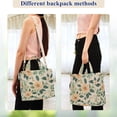 thumbnail image 4 of FORMRS Womens Corduroy Tote Bag Crossbody Shoulder Handbag with Pocket, Floral Design, 4 of 7