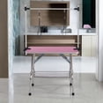 thumbnail image 2 of Pefilos 36" Pet Grooming Table for Large Dogs Adjustable Height Portable Trimming Table Drying Table w/Arm/Noose/Mesh Tray, Pink, 2 of 11