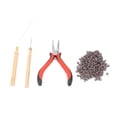 thumbnail image 3 of Kit, Aluminum  Accessories Professional Composite Wood Easy To Hold Silicone Ring  For Extending Hair 3#, 3 of 8