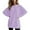 a-Light Purple42196, variant on VNKIDY Women's Solid Color Long Sleeve T Shirt Oversized Crewneck Loose Fit Blouse For Casual Daily Outdoor Wear Soft Tops