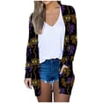 thumbnail image 2 of Vestes pour Femmes Cardigans d'Halloween pour Femmes Couverture Légère Blouses Décontractées à Imprimé Araignée Ouvertes avec Poches Vestes de Course pour Femmes en Liquidation, 2 of 5