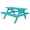 Aruba, variant on Keystone Amish Co. Poly Composite Table with attached Benches, 5-Foot, Aruba