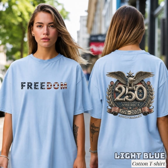 USA 250th Anniversary Shirt, 4th of July Shirts Women and Men, Patriotic Eagle Usa 250th Anniversary Merchandise