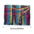 thumbnail image 2 of Fashion Long Shawl Big Grid Winter Warm Lattice Large Scarf, 2 of 5