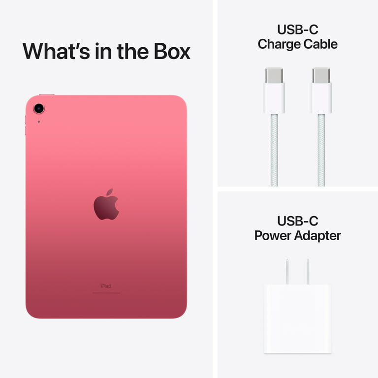 2022 Apple 10.9-inch iPad Wi-Fi 64GB - Pink (10th Generation) 