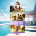 thumbnail image 2 of Personalized Custom Beach Towels with Picture Logo Photo Names Customized Pool Travel Towel for Kids Adults Women Men 30" X 60", 2 of 5